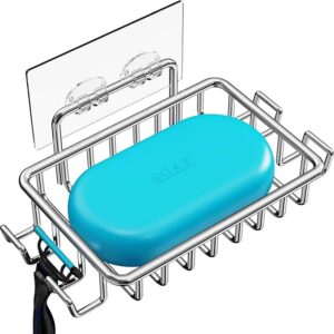 Nieifi Bar Soap Holder for Shower Wall with 4 Hooks (-30% OFF)